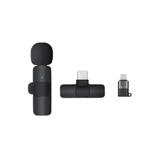 Wireless MIC Type C/IOS/Android Mic K8 Wireless Single Microphone For Interview, Vlogging , Podcast