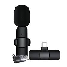 Wireless MIC Type C/IOS/Android Mic K8 Wireless Single Microphone For Interview, Vlogging , Podcast